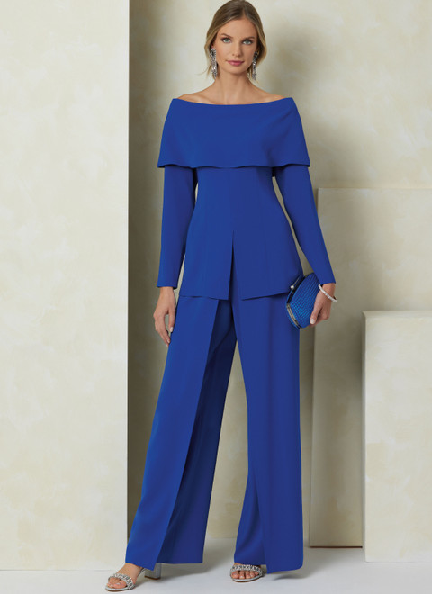Vogue Patterns V2098 | Vogue Patterns Misses' Top and Pants by Tom And Linda Platt