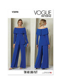 Vogue Patterns V2098 | Vogue Patterns Misses' Top and Pants by Tom And Linda Platt | Front of Envelope