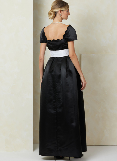 Vogue Patterns V2101 | Vogue Patterns 1950s Misses' Dress with Belt and Sash