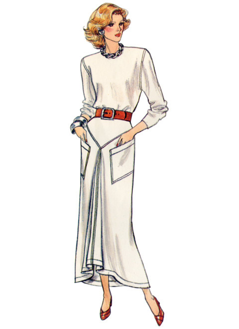Vogue Patterns V2102 | Vogue Patterns 1980s Misses' Skirts