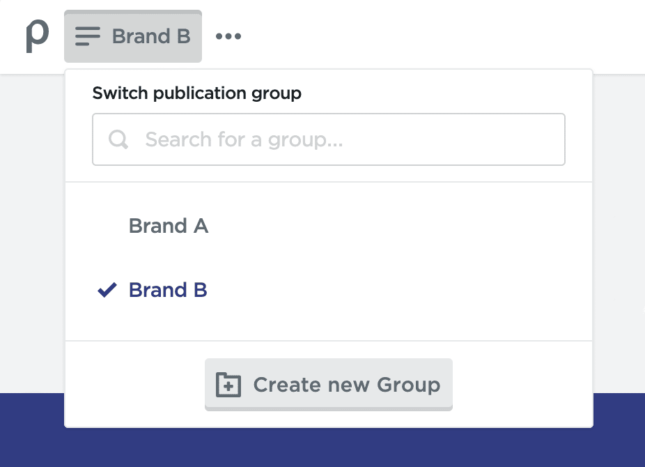 a dropdown showing that you can select multiple brands.