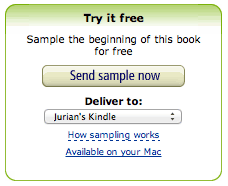 Free sample chapter for Kindle on Amazon.com