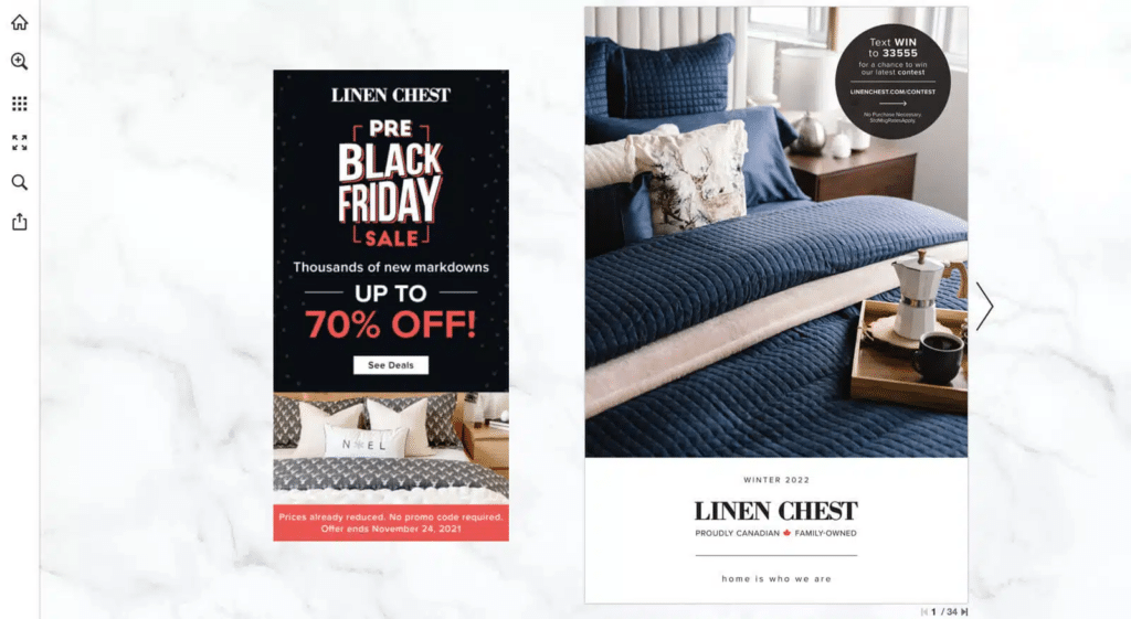 linen chest catalog black friday Publitas