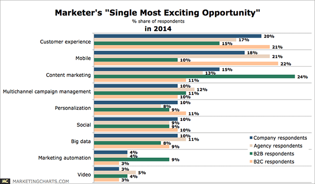 Marketer’s single most exciting opportunity in 2014