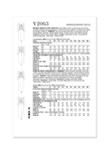 Vogue Patterns V2063 | Misses' Dress in Two Lengths | Back of Envelope