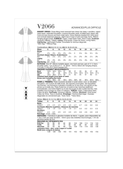 Vogue Patterns V2066 | Misses' Dress by Badgley Mischka | Back of Envelope