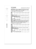 Vogue Patterns V2086 | Vogue Patterns Misses' Dress by Badgley Mischka | Back of Envelope