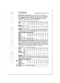 Vogue Patterns V2088 | Vogue Patterns Misses' Dress and Overskirt | Back of Envelope