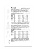 Vogue Patterns V2089 | Vogue Patterns Misses' Dress in Two Lengths | Back of Envelope