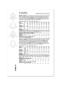 Vogue Patterns V2093 | Vogue Patterns Misses' Jackets | Back of Envelope