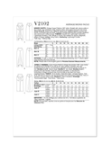Vogue Patterns V2102 | Vogue Patterns 1980s Misses' Skirts | Back of Envelope
