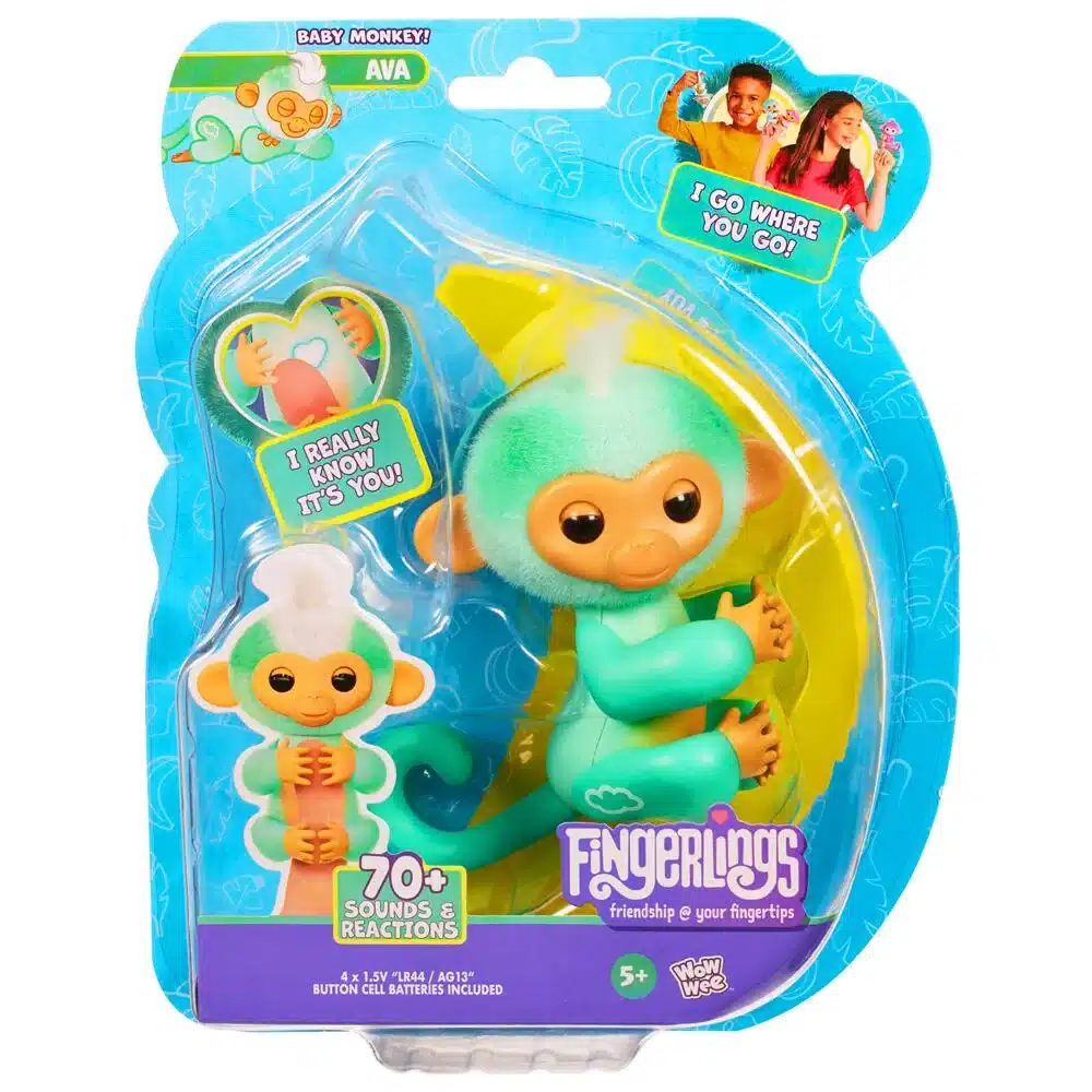 fingerling monkey toy in packaging